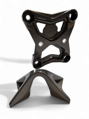 Can-Am Maverick X3 Radius Rod Plate - Rear - Elektric Off Road - Volt - Gun Metal - `17-`21 Can-Am Maverick X3 Radius Rod Plate - Rear - Elektric Off Road - Volt - Gun Metal - `17-`21